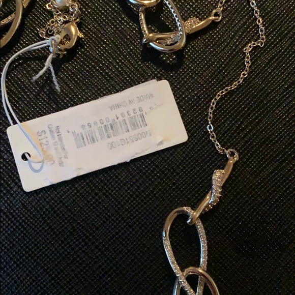 Carolee White Gold-Tone Pavé 36" Station Necklace - Picture 5 of 8